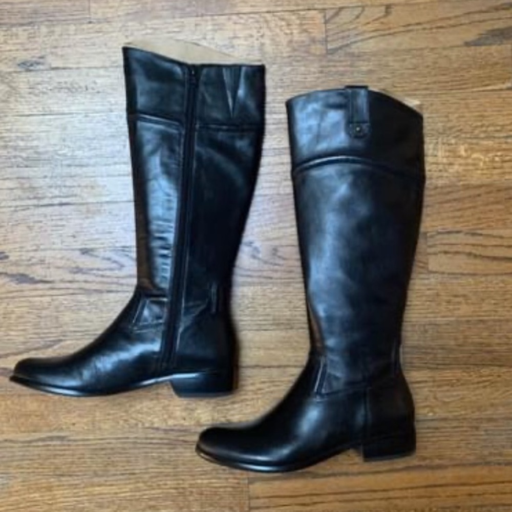 Corso Como Black Leather Boots